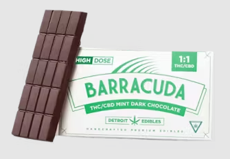 Photograph of Product: Dark Mint Chocolate 1:1 | Chocolate Bar 200mg