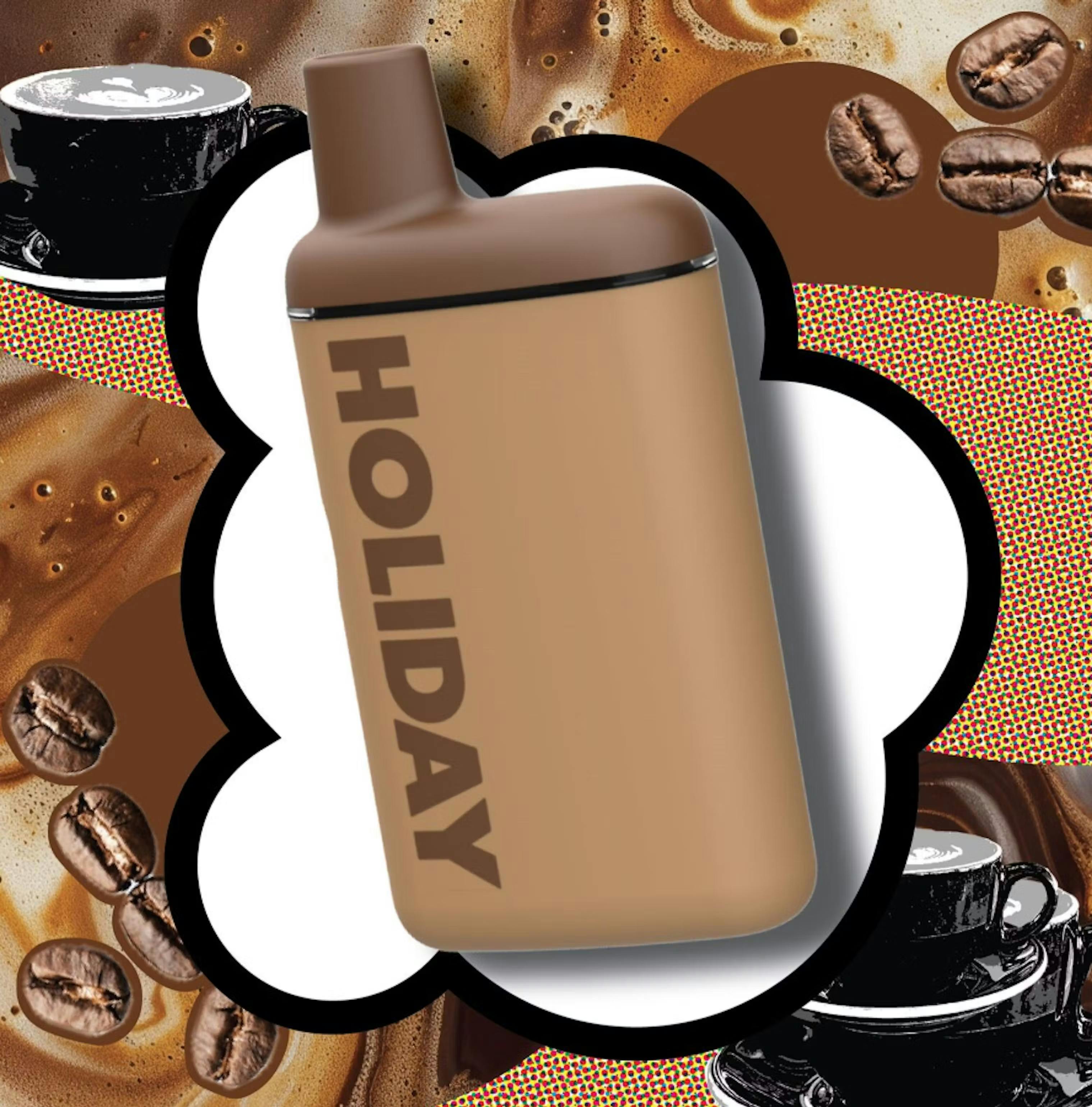 Photograph of product: Coffee Break (S) - Disposable Vape (5:1) (TH-oui:TH-ouiV) (1g) - Holiday