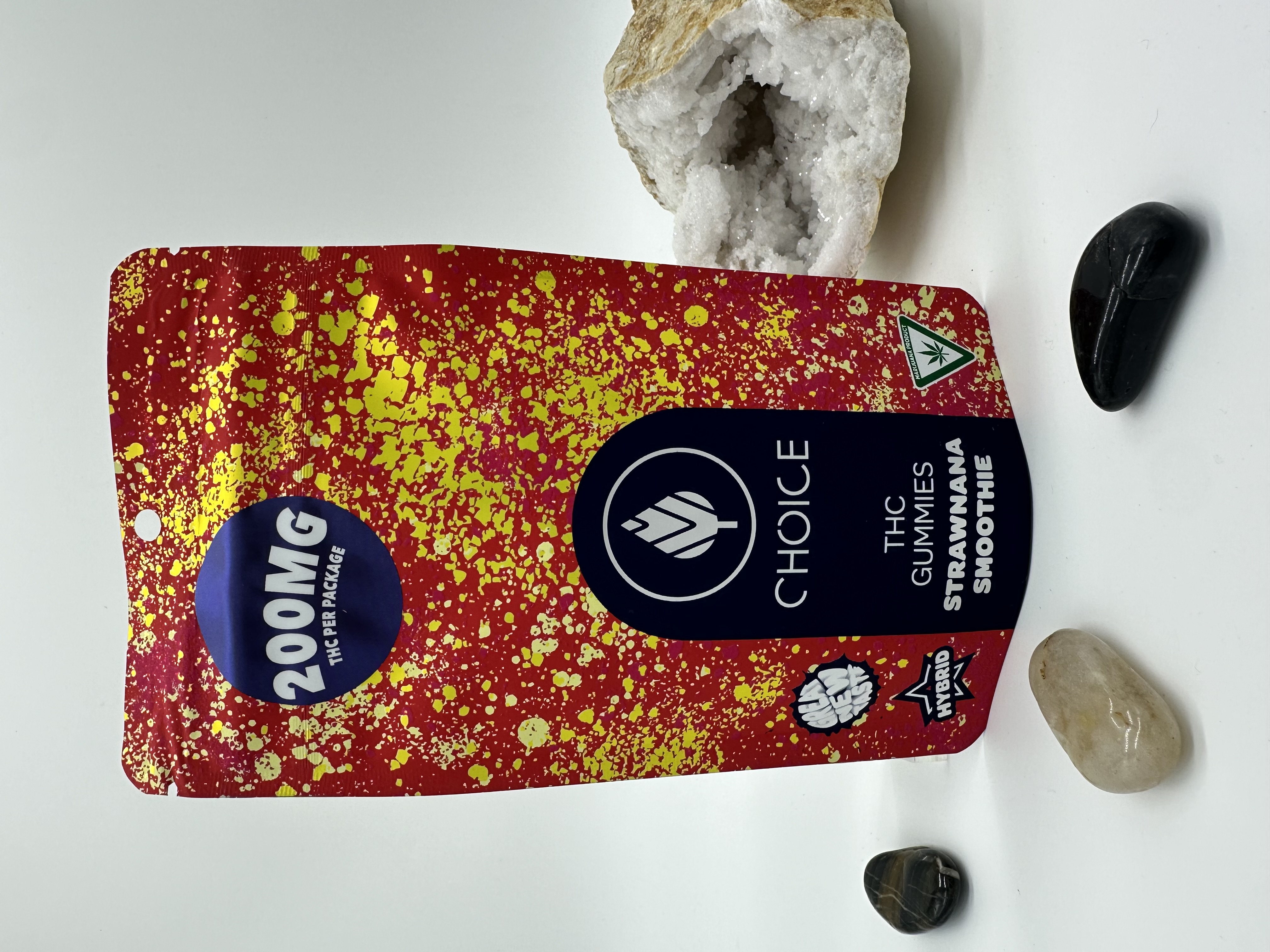 Photograph of product: Choice - Strawnana Smoothie - 200mg (Hybrid)