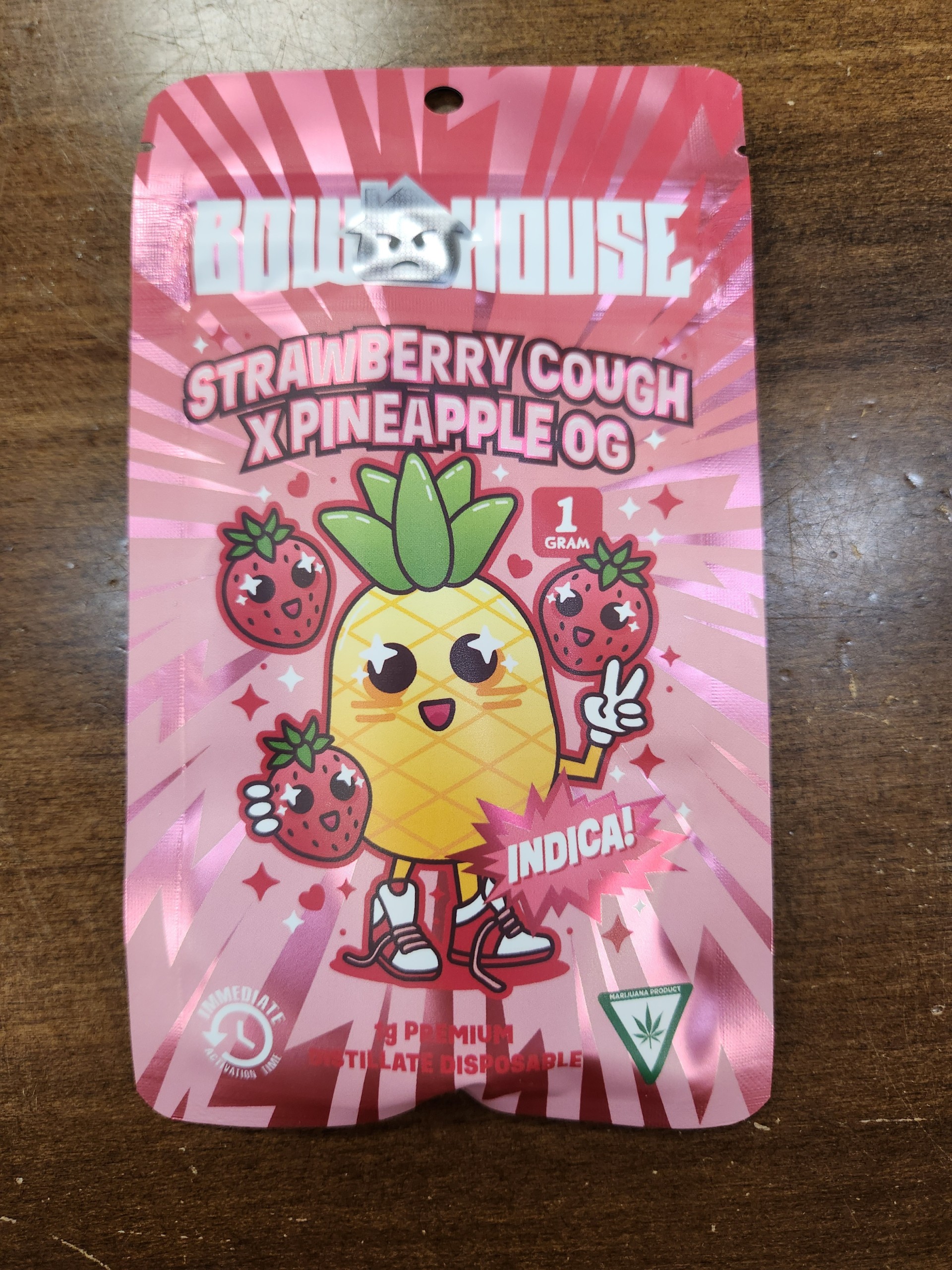 Photograph of product: BOW HOUSE | STRAWBERRY COUGH x PINEAPPLE OG | AIO