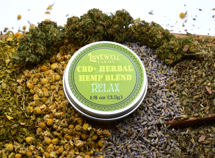 Photograph of product: Lovewell Farms CBD | Relax Herbal Blend [7g]
