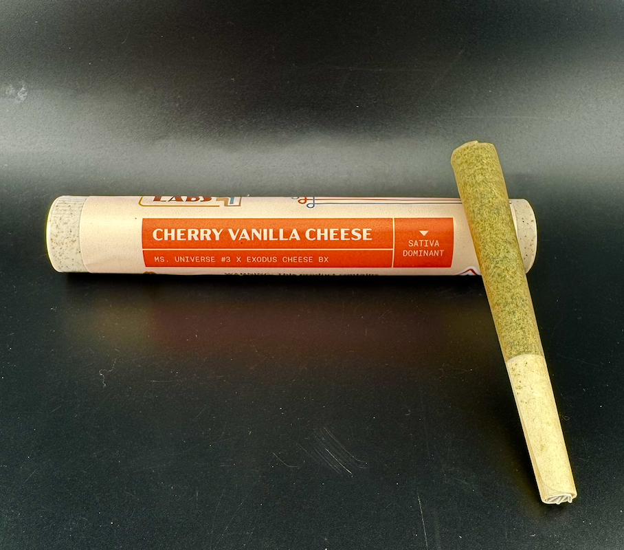 Photograph of product: Cherry Vanilla Cheese Preroll | Oui'd Leaf Labs