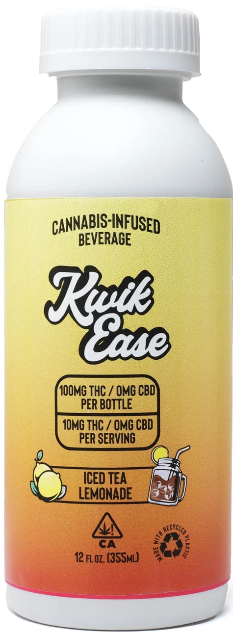 Photograph of Product: KWIK EASE ICED TEA LEMONADE 100MG TONIC