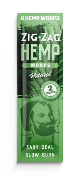 Photograph of product: Zig Zag - Hemp Wraps - Natural (2ct)