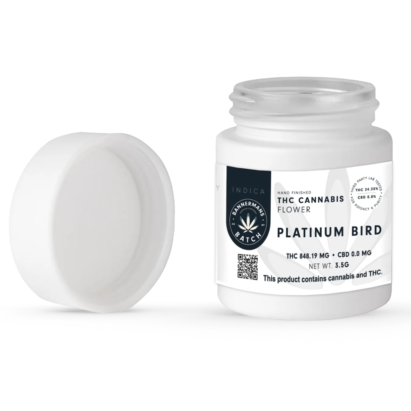 Photograph of product: Bannermans Batch | Flower | Platinum Bird - 3.5g