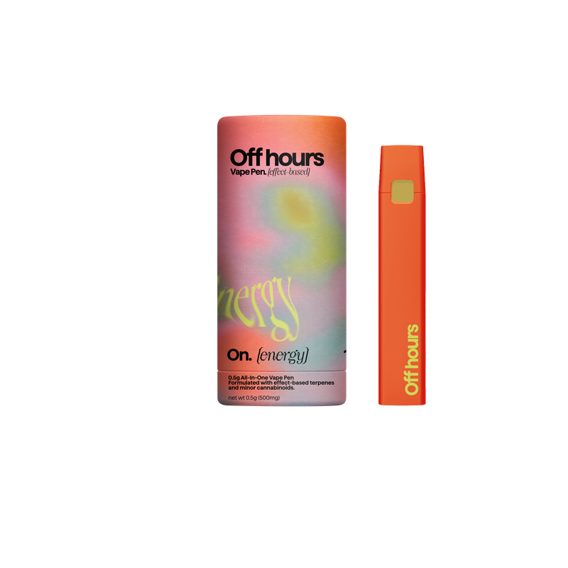 Photograph of product: Off hours - Energy (S) - All In One Vape- 10:1 TH-oui/CBG