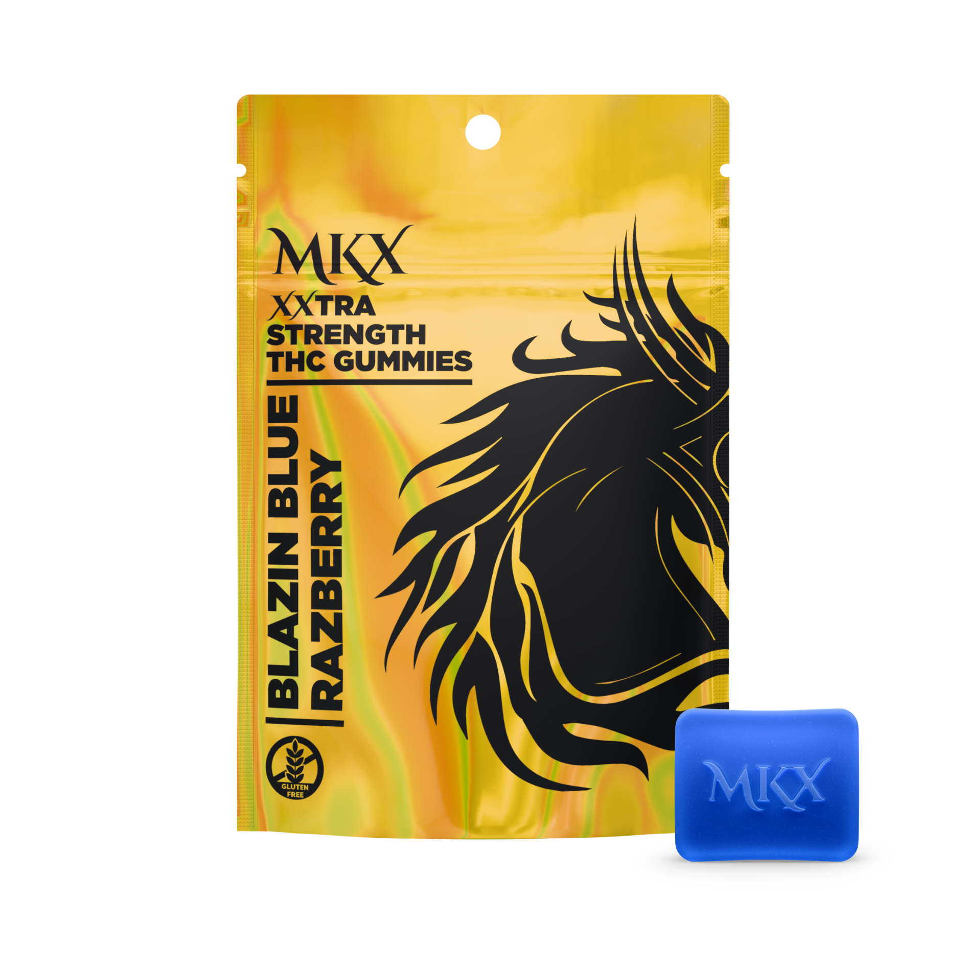 Photograph of product: MKX | Blue Raspberry | 200mg Gummies
