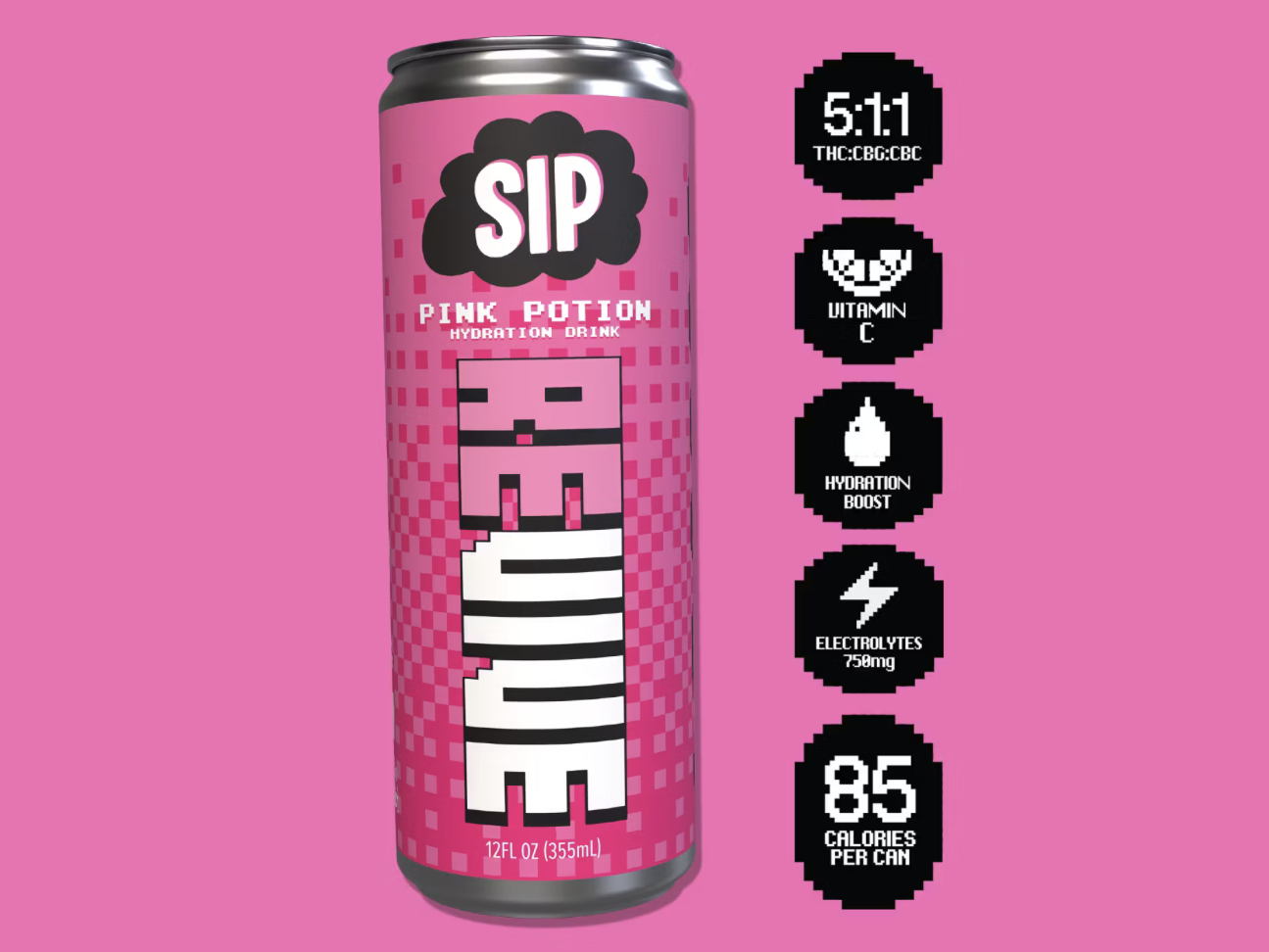 Photograph of product: Revive Pink Potion