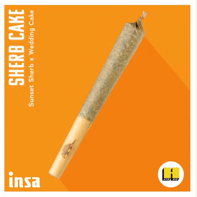 Photograph of product: Insa | Sherb Cake | .5g Pre Roll