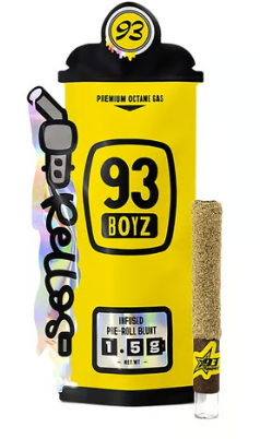 Photograph of product: 93 Boyz | Peanut Butter Mintz Rellos | 1.5g