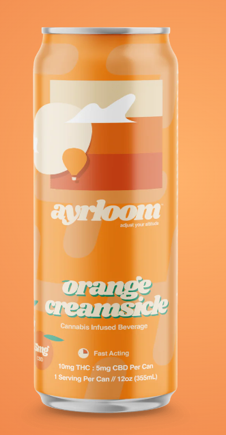 Photograph of product: Aryloom - Beverage - Orange Creamsicle - 10mg (2:1) (TH-oui:CBD)