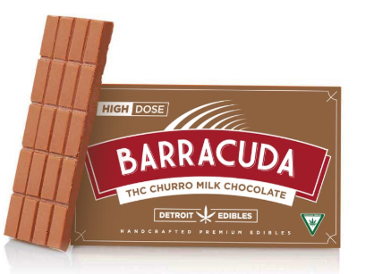 Photograph of product: Barracuda Bar - Milk Chocolate Churro - 200mg