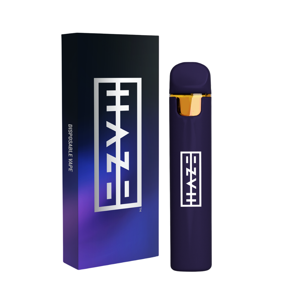 Photograph of product: Haze Purple Diamonds (H) Live Rosin Disposable Vape 0.5g