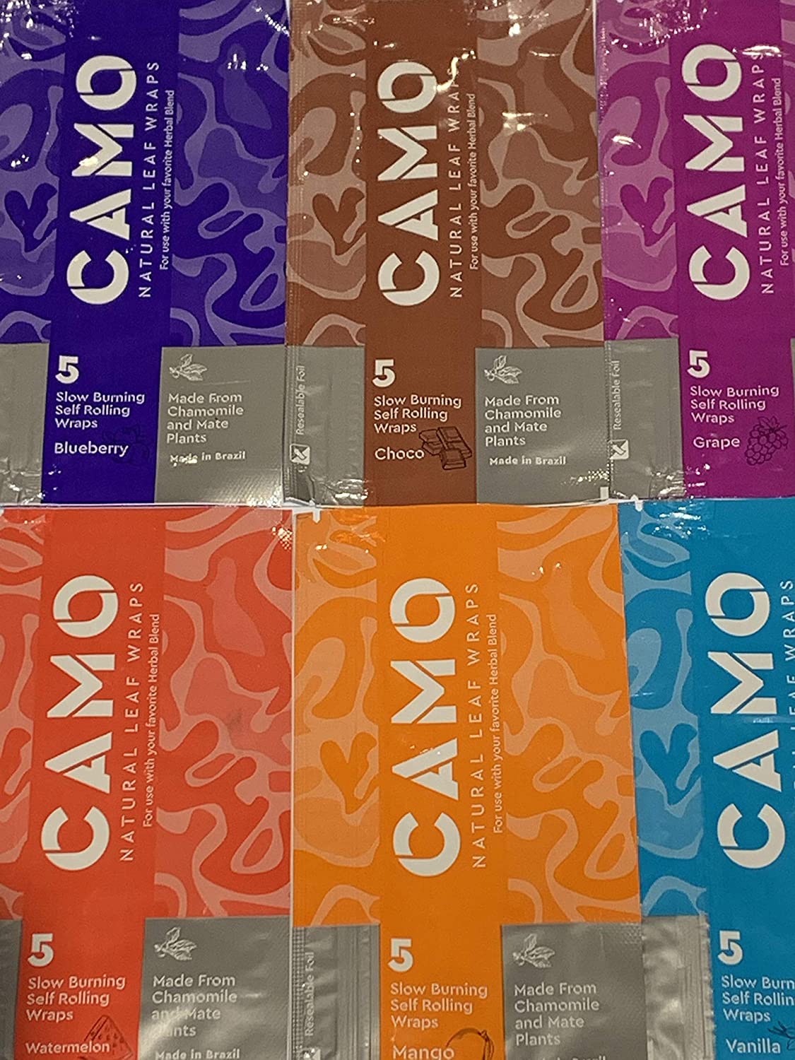Photograph of Product: CAMO - WRAPS - Natural - 5 Pack