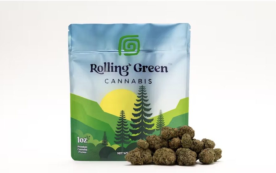 Photograph of product: Rolling Green | Purple Punch | Oui'd Flower Bag - 28g