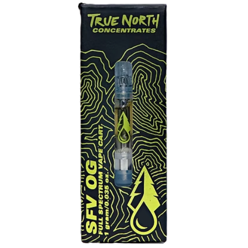 Photograph of product: True North Collective SFV OG Full Spectrum 510 Cart