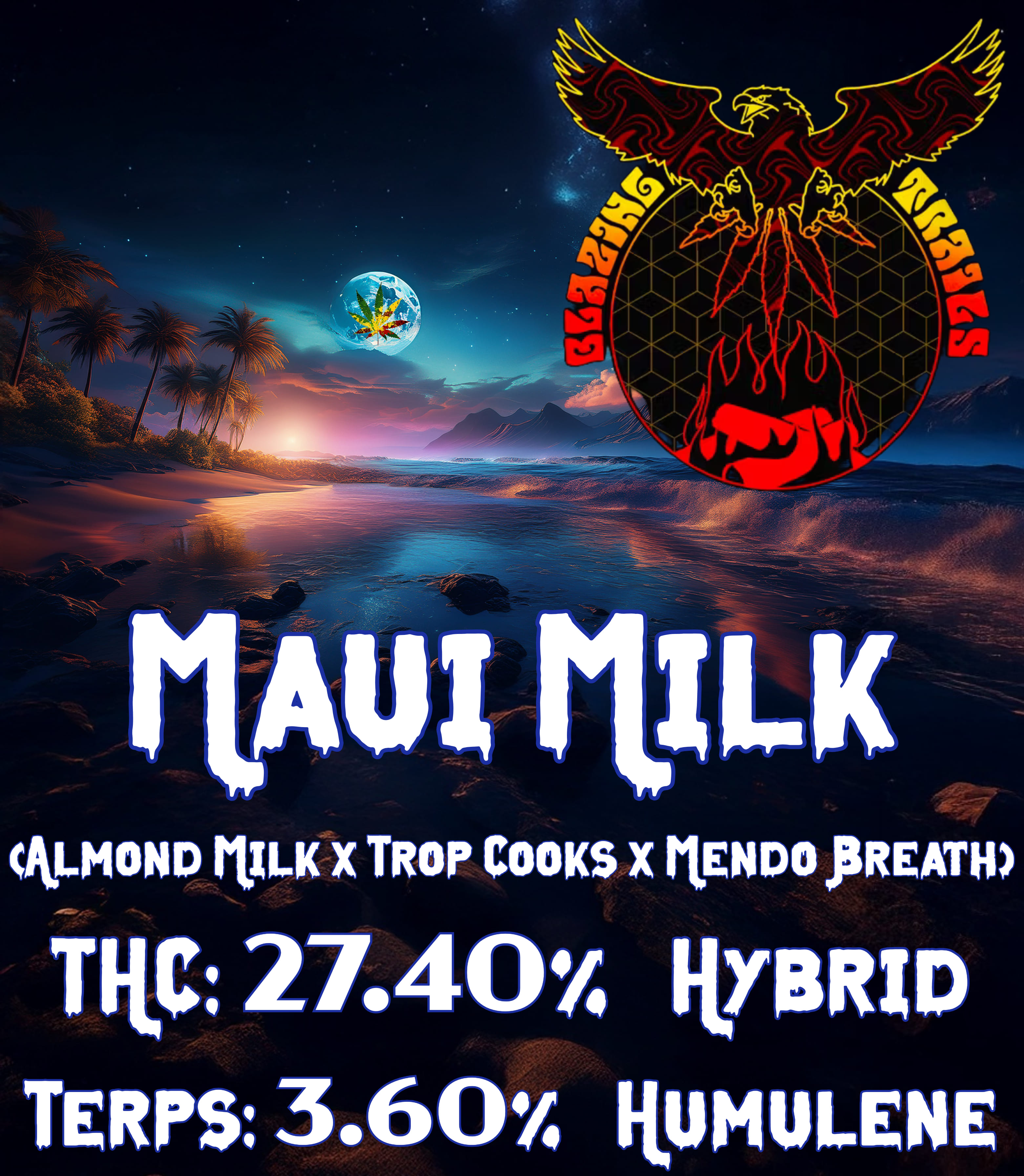 Photograph of product: Maui Milk (Blazing Trails) - 28g