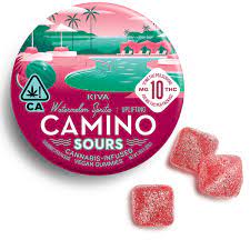 Photograph of product: Camino | Sours Watermelon Spritz | Gummies | 100mg