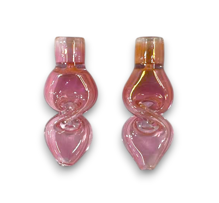 Photograph of product: 2.5" Gold Fumed Glass Pipe