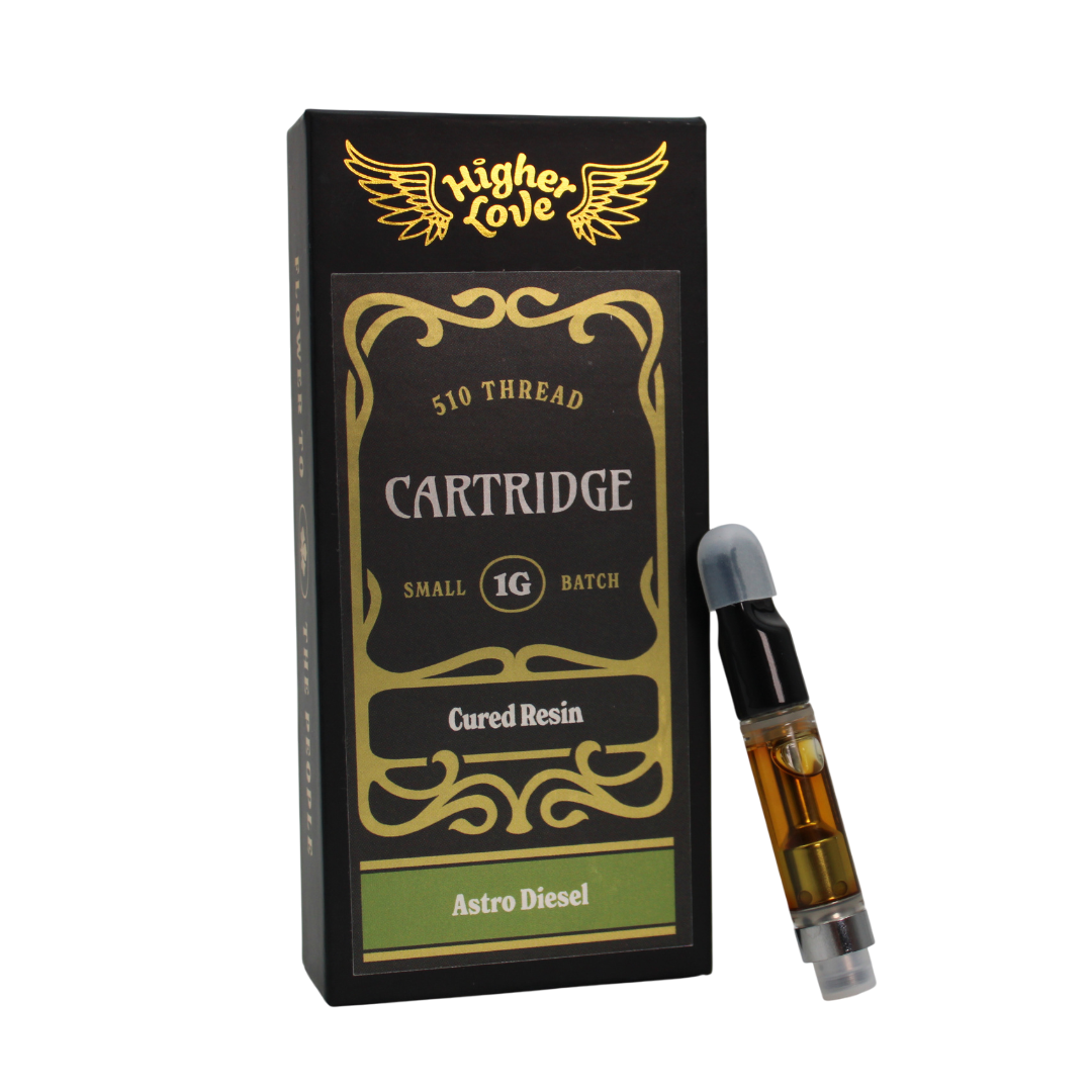 Photograph of product: Higher Love Astro Diesel Cured Resin Cart | 1g