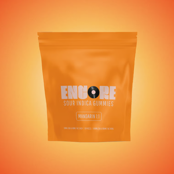 Photograph of product: Encore Gummies | Mandarin 1:1 CBD | 100mg