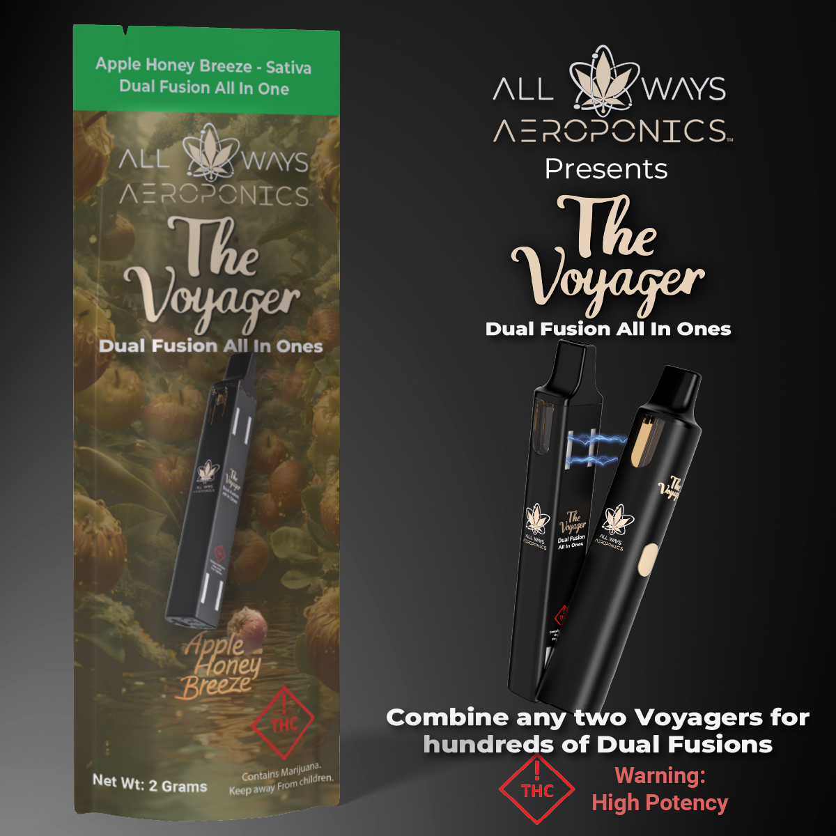 Photograph of product: AWA Voyager Dual Fusion - Apple Honey Breeze