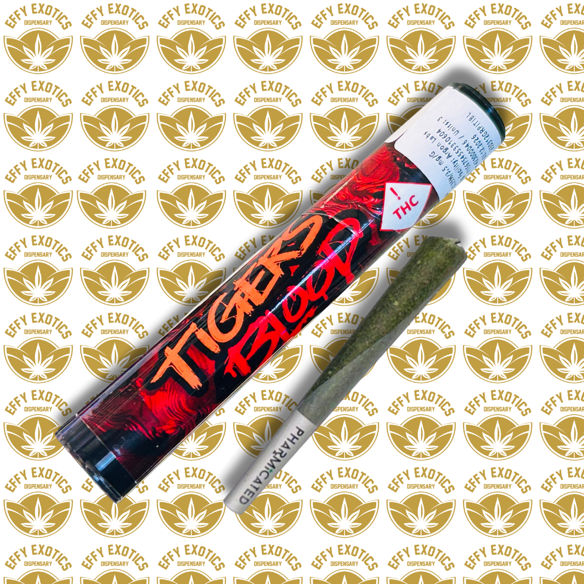 Photograph of product: PhD Infused Pre-Roll - Tigers Blood (I)