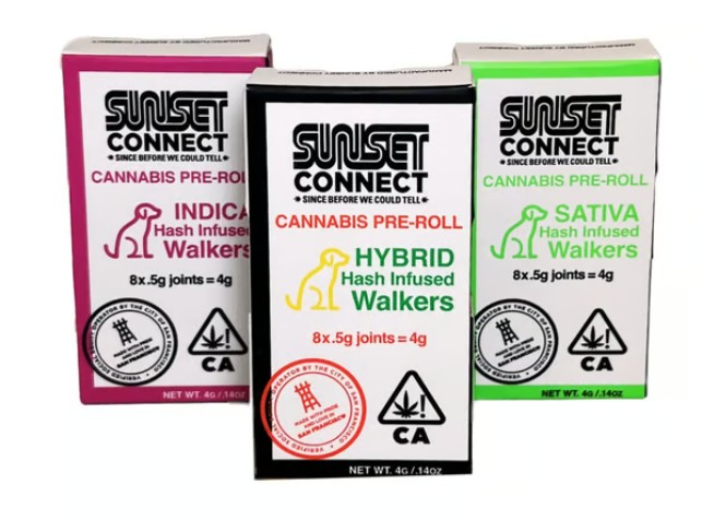 Photograph of product: SUNSET CONNECT CHERRY MARKER au chocolat INFUSED PREROLL 8PACK HYBRID 4G