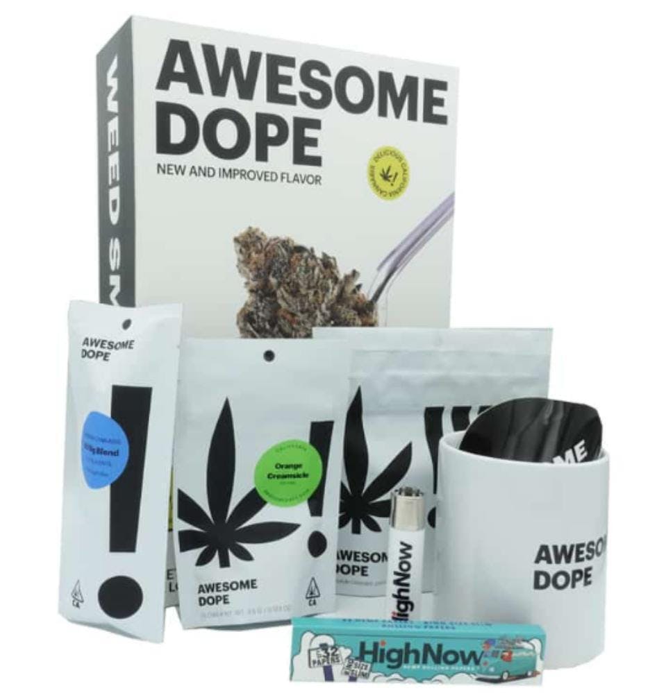 Photograph of product: AWESOME DOPER - INFUSED PREROLL - WHITE RUNTZ X BISCOTTI ROSIN 3G PK
