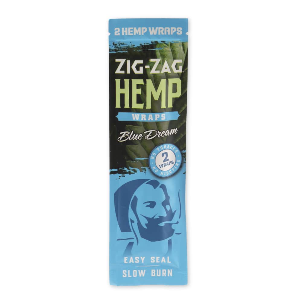 Photograph of product: Zig Zag Hemp Wraps (2pk) - Blue Dream