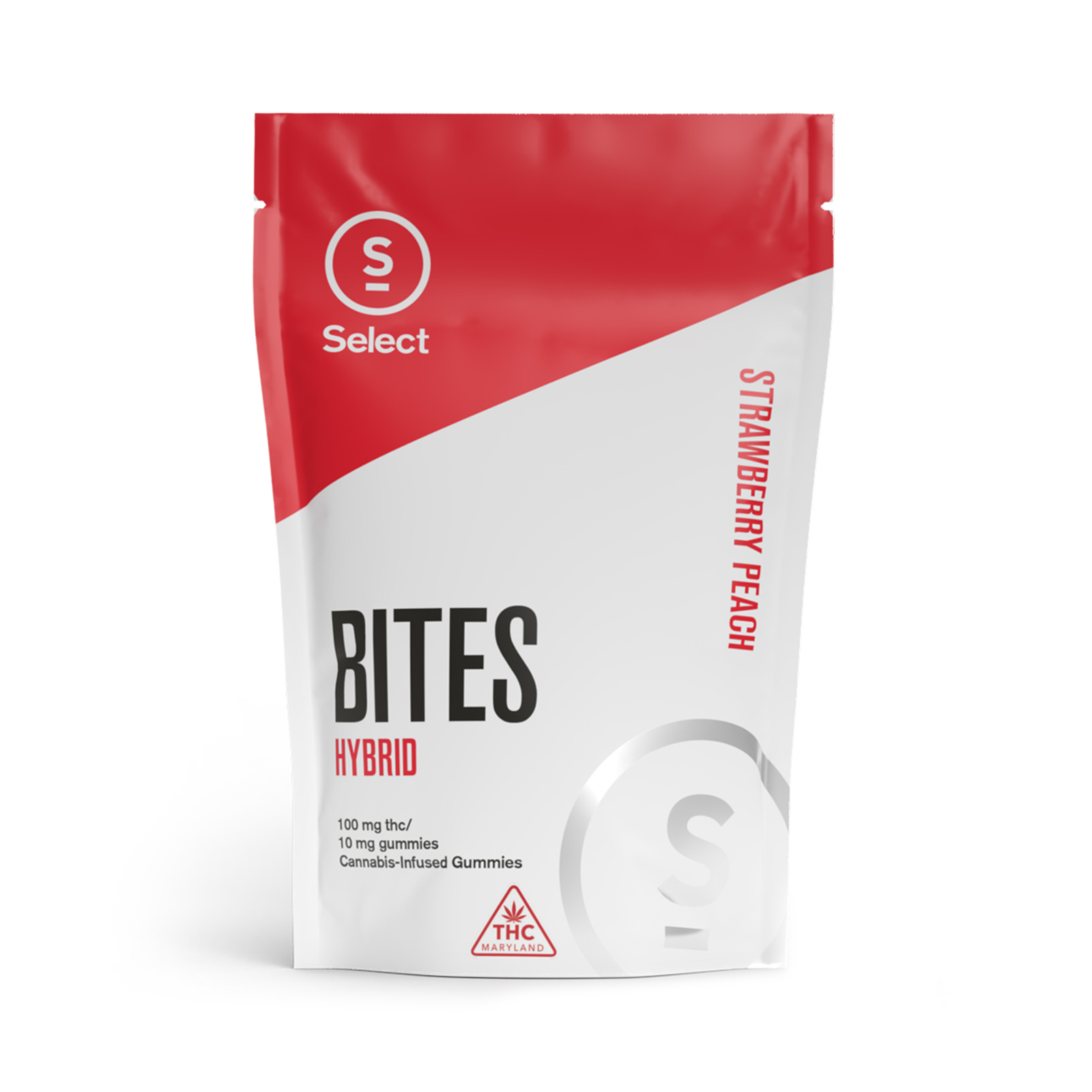 Photograph of product: SL Strawberry Peach Bites 10-Pack | 100mg $15