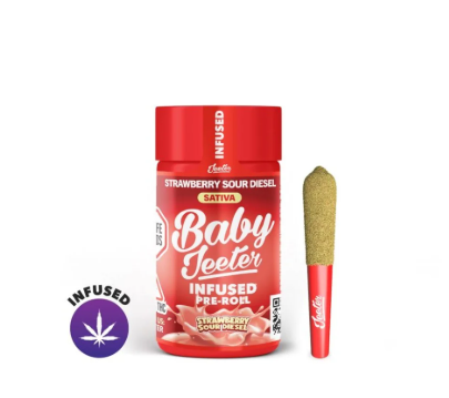 Photograph of product: 5pk Infused Pre-Roll | Strawberry Sour Diesel | 0.5g