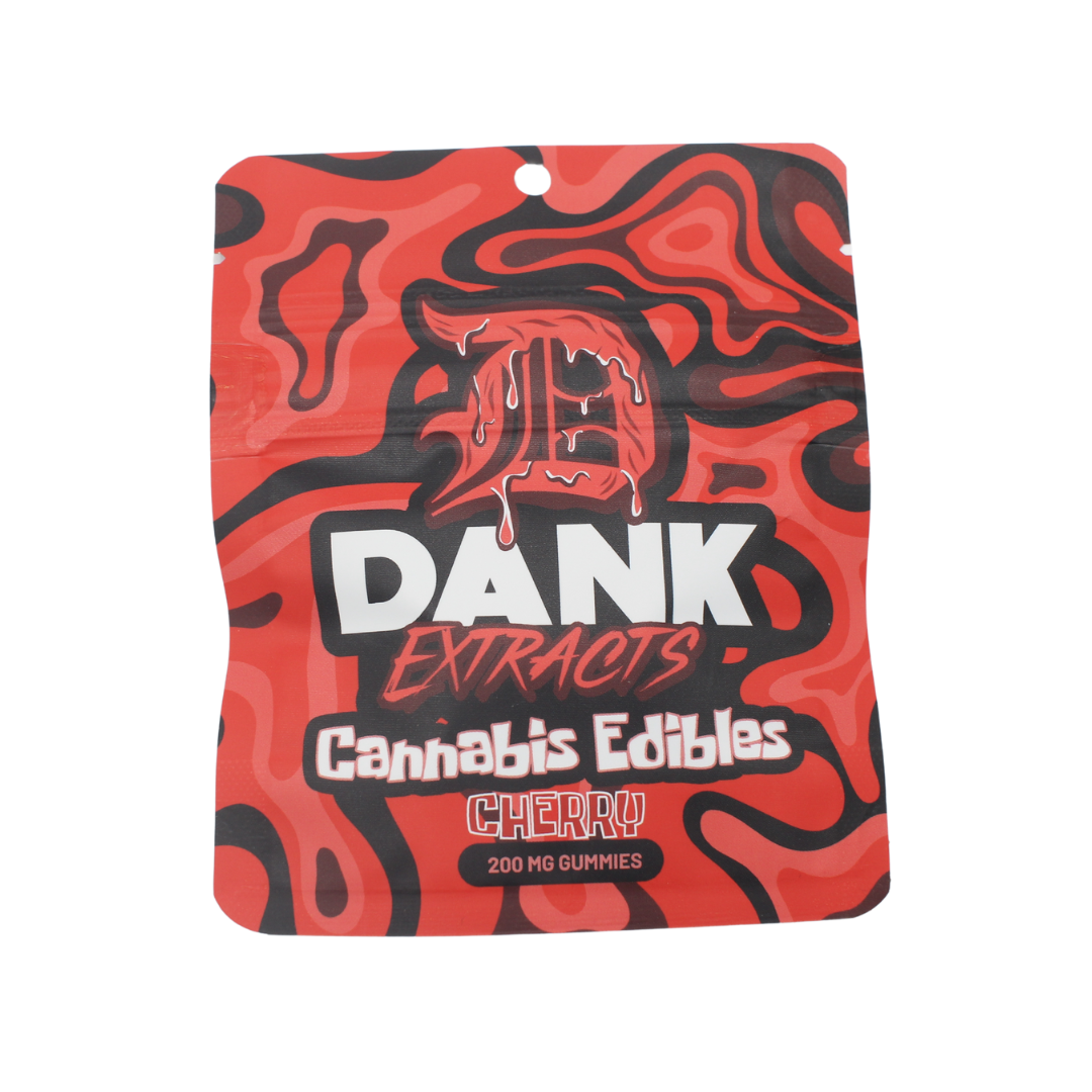 Photograph of product: Dank Extracts | Cherry Gummies | 4x50mg | 200mg