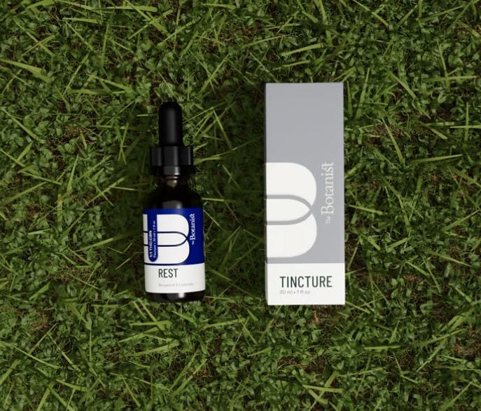 Photograph of product: REST 1:1 TH-oui:CBN | 100MG TINCTURE