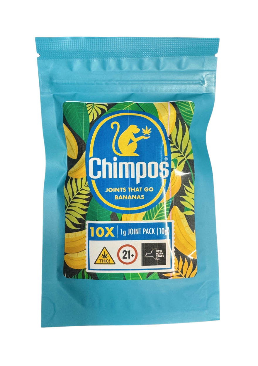 Photograph of product: Chimpos | Citrus Burst | Pre-Roll 10pk | Hybrid