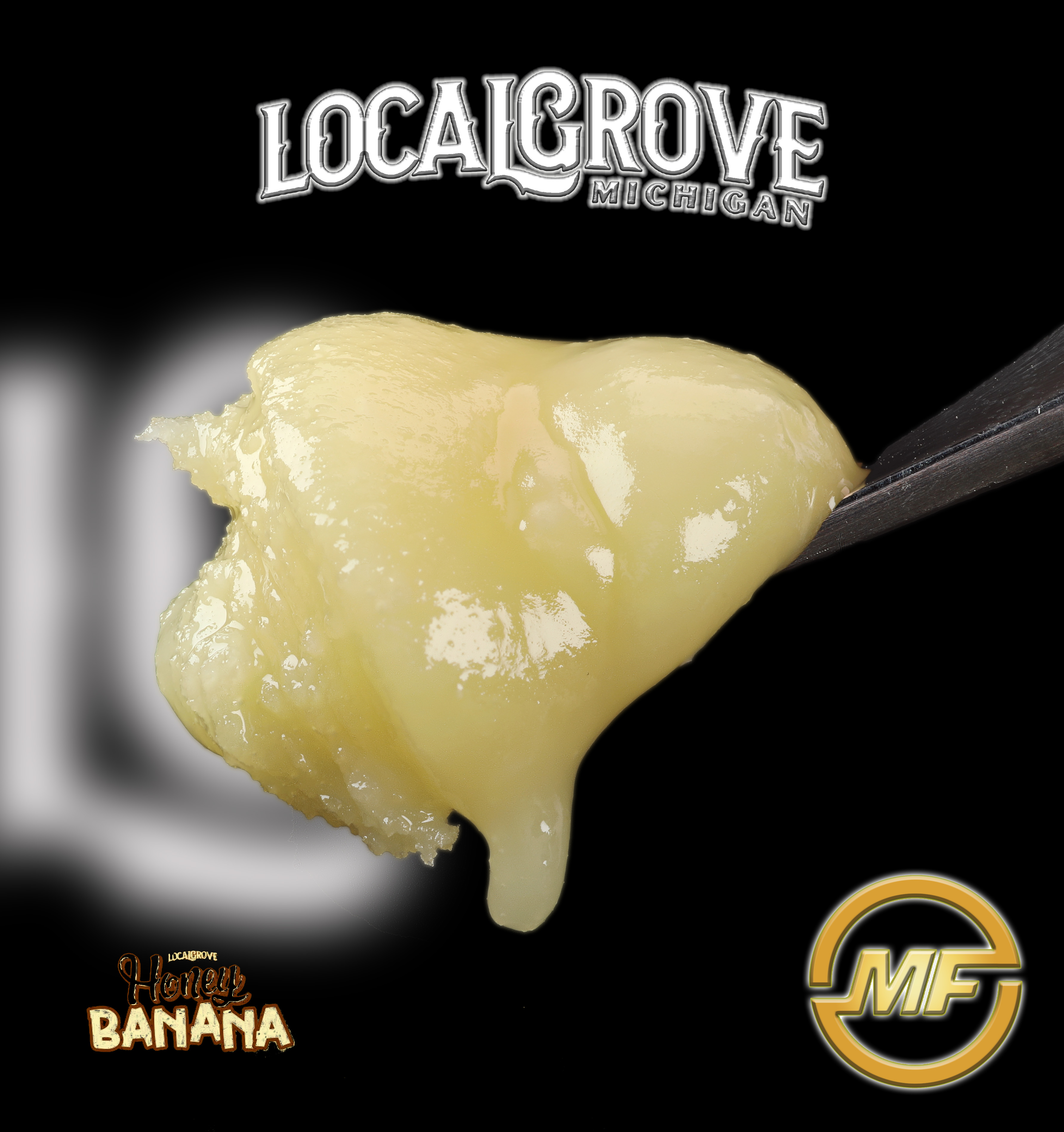 Photograph of product: Local Grove | Honey Banana |  au chocolat Rosin | 1g