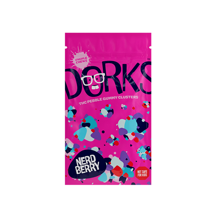 Photograph of product: Nerd Berry Dorks Gummies, 200mg