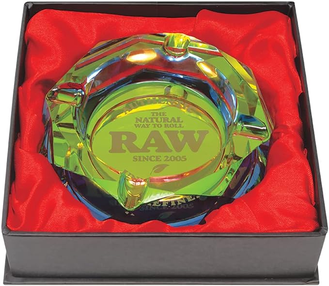 Photograph of product: ESD l RAW l Glass | Ashtray l The Dark Side l 1
