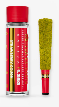 Photograph of product: Strawberry Cough Infused Pre-Roll 1G