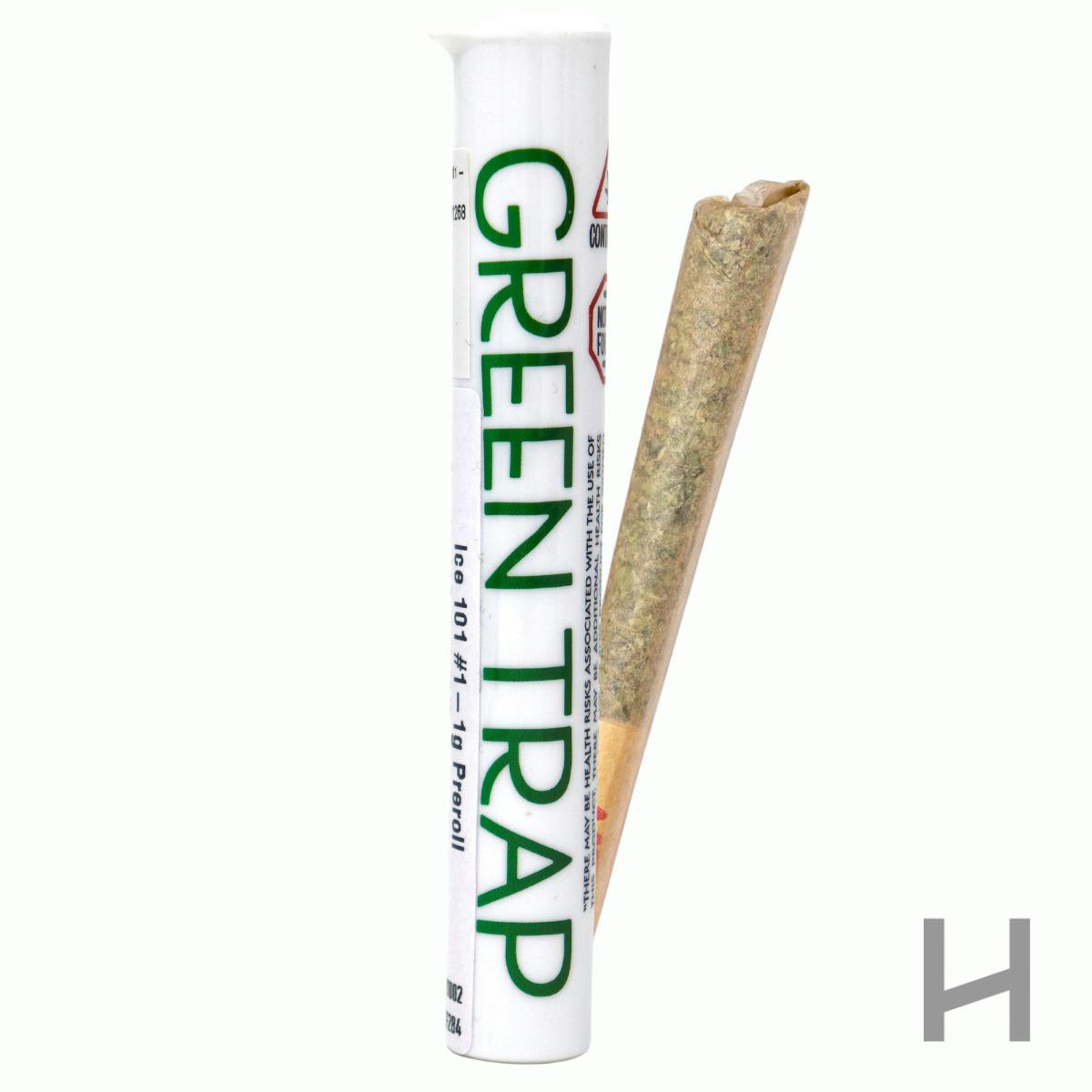 Photograph of Product: Green Trap - Corner Boy 1g Pre-roll