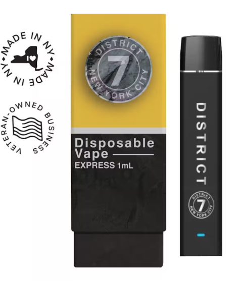 Photograph of product: District 7 NYC | 1g AIO Vape | Maui Wowie