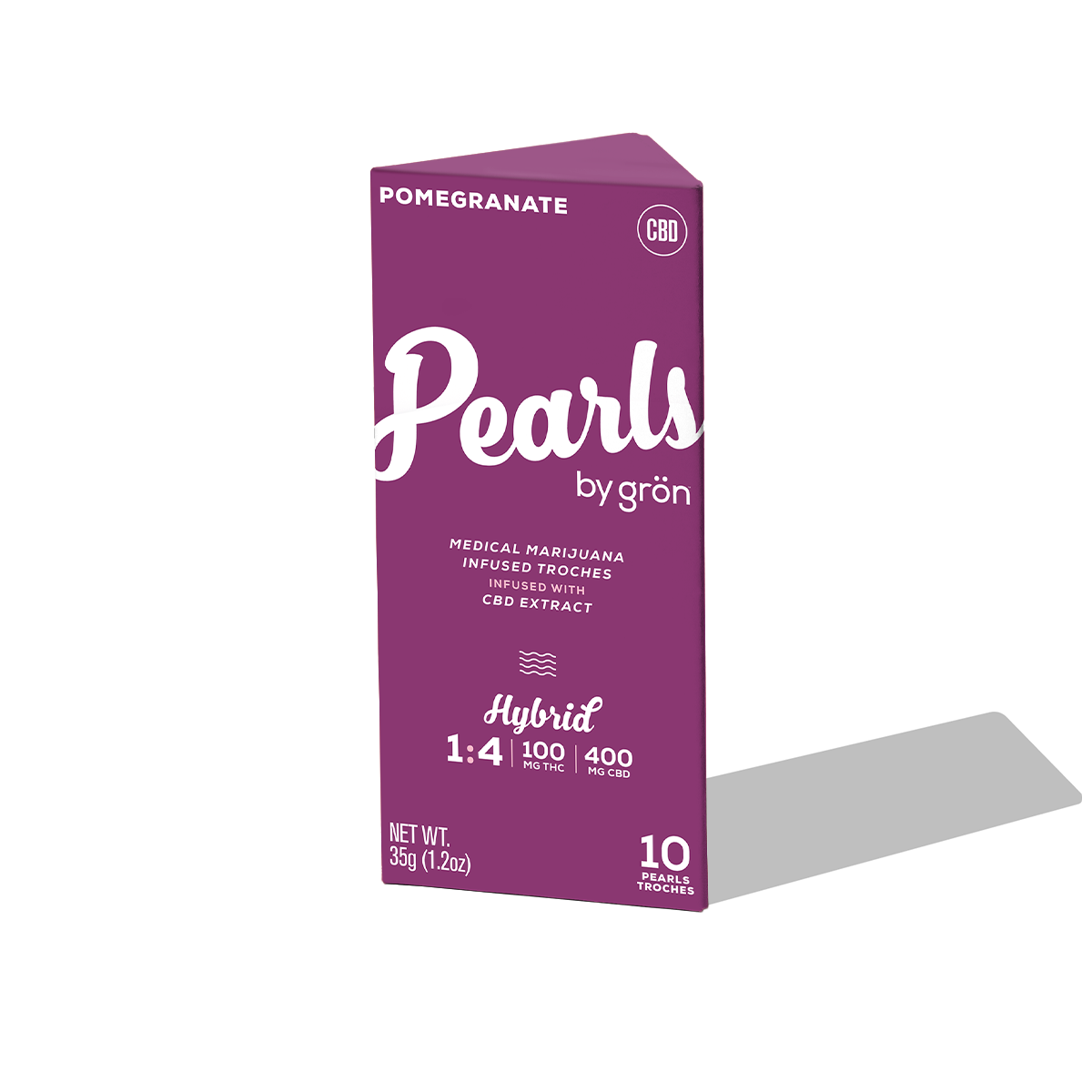 Photograph of product: 4:1 Pomegranate Pearls - CBD/TH-oui - Hybrid