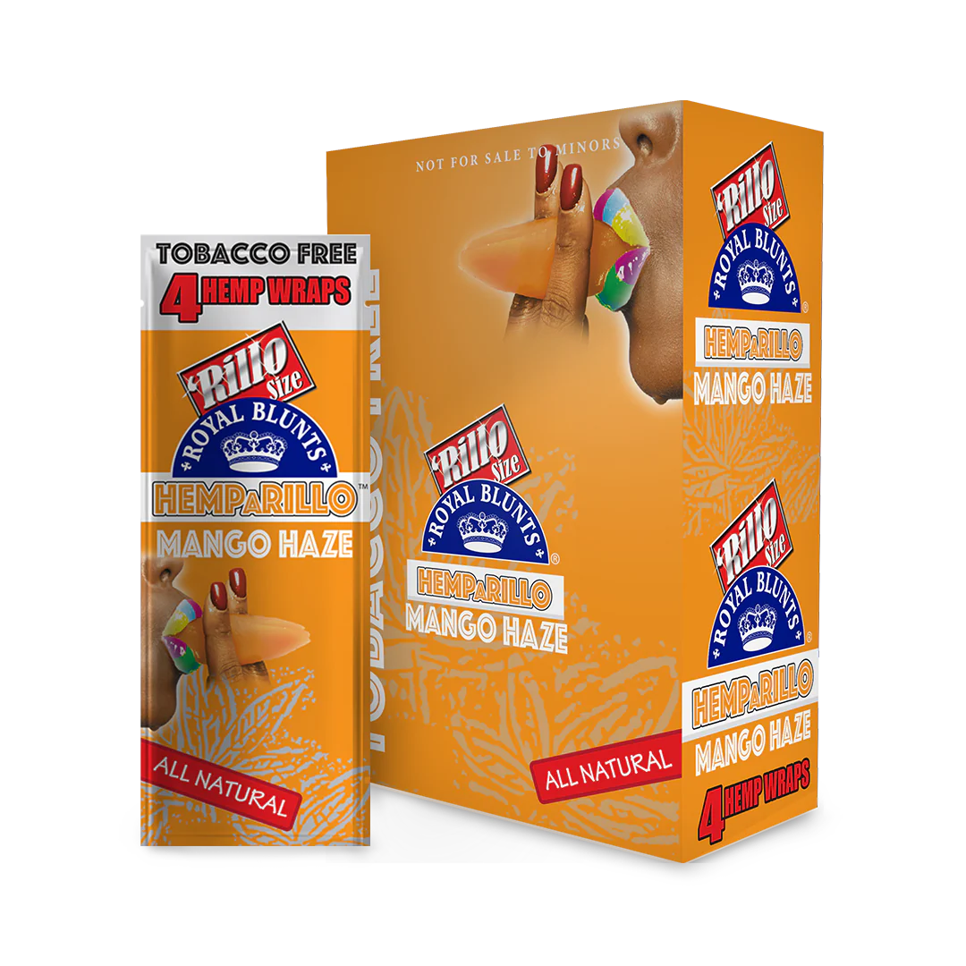 Photograph of product: Royal Blunts - Hemp Wrap | Mango 4pk