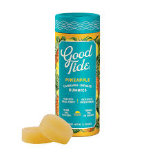 Photograph of product: Good Tide Pineapple Rosin Gummies 10pk 100mg-H