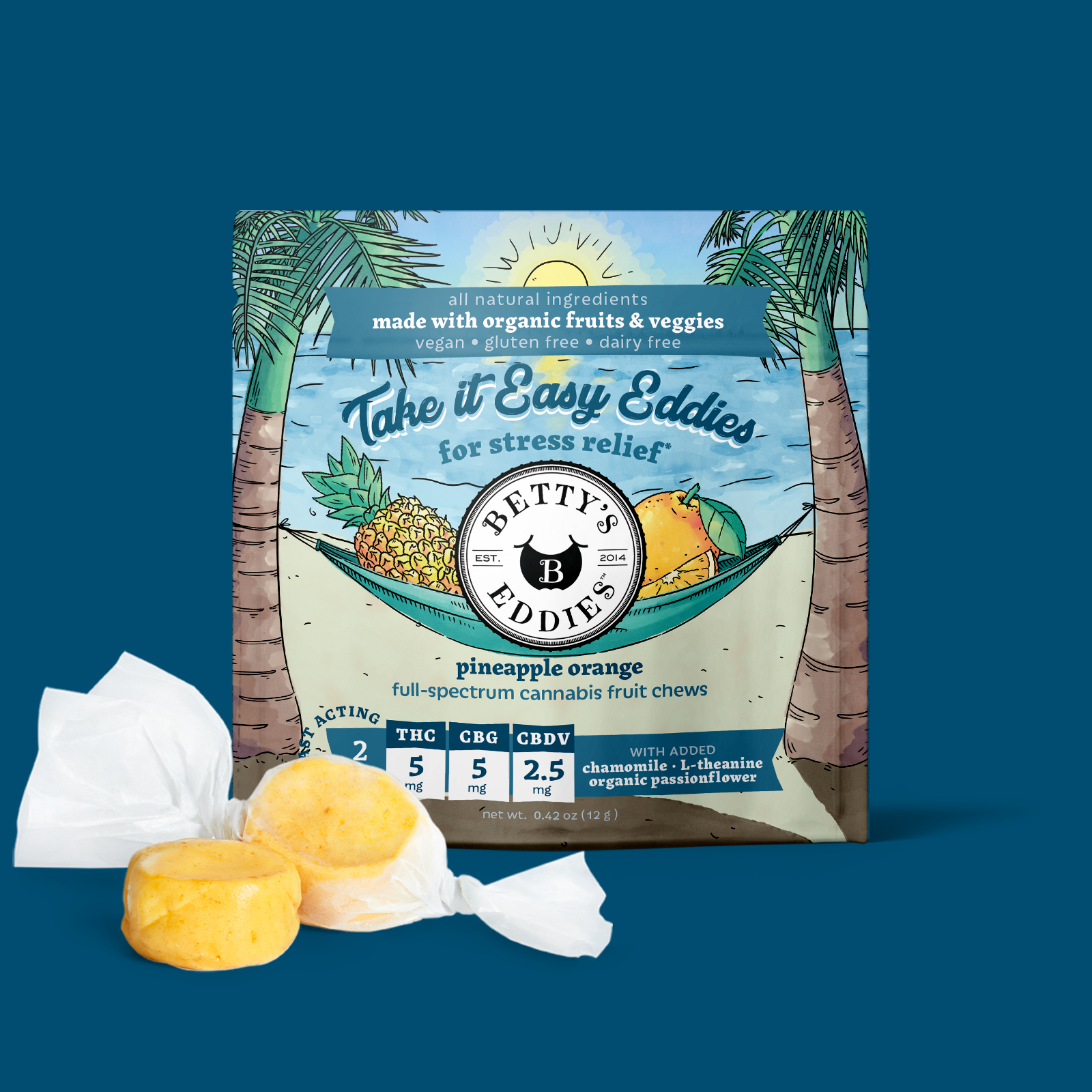 Photograph of product: Take it Easy | Pineapple Orange - 5mg/10mg Total (2pk)