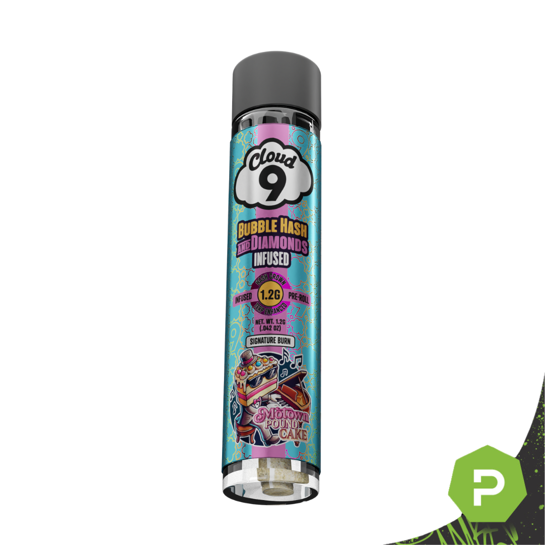 Photograph of product: Cloud 9 | 1.2g Infused Preroll | Motown Pound Cake