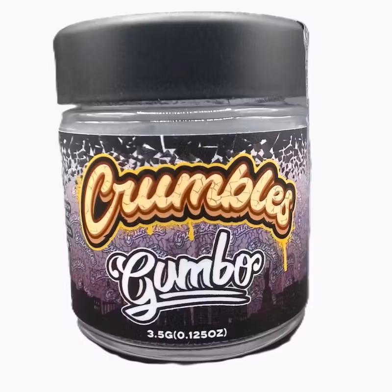 Photograph of product: Crumbles | Gumbo flower, jar - 1g