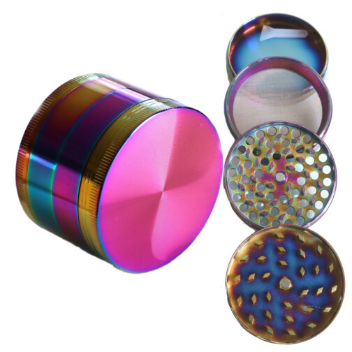Photograph of product: RAINBOW DRY HERB GRINDER 63MM