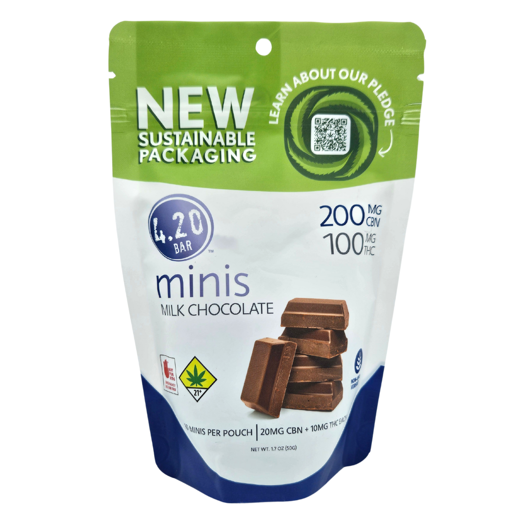 Photograph of product: Milk Chocolate 2:1 CBN Minis | 10pk