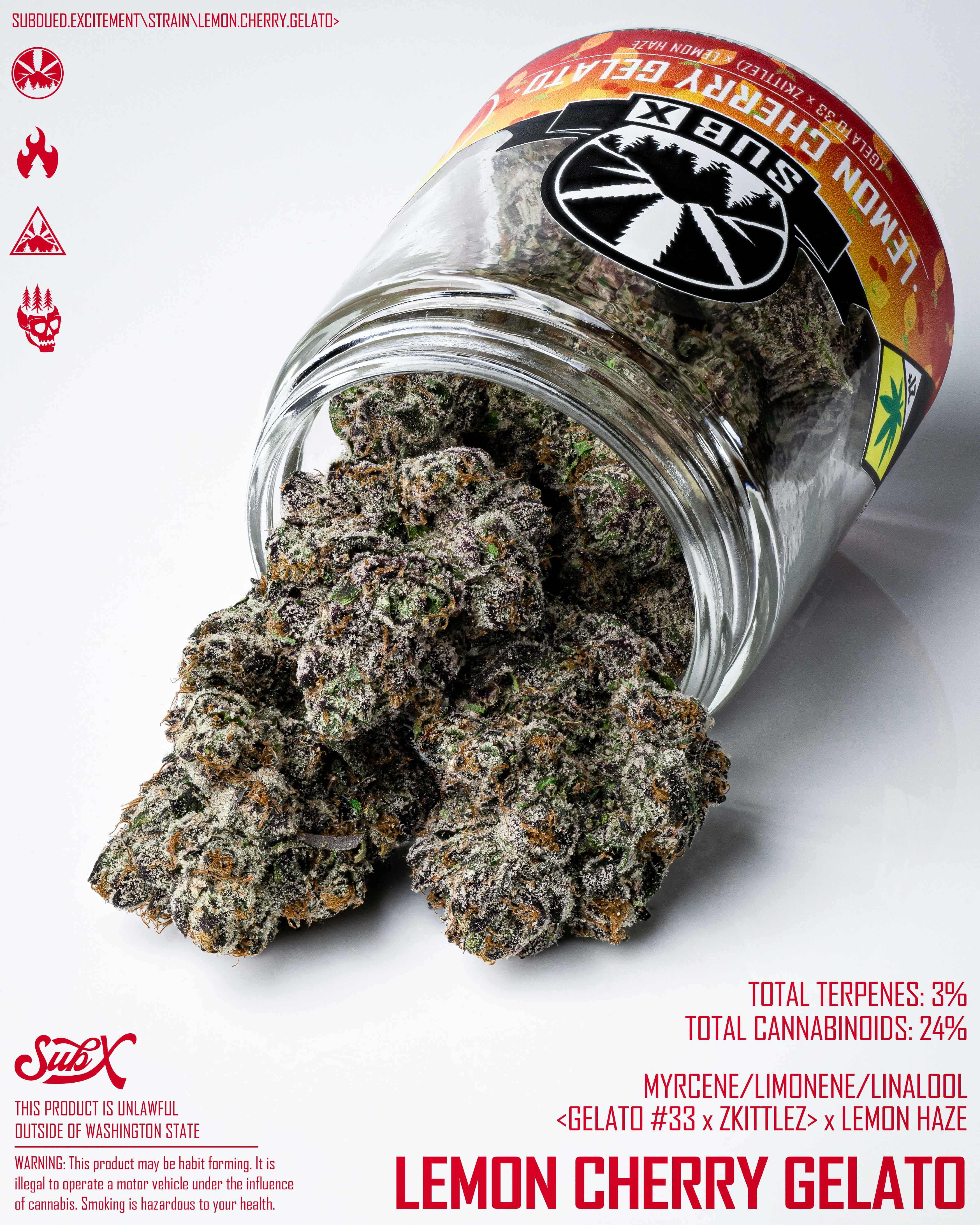 Photograph of product: Lemon Cherry Gelato (DOH) - 7g